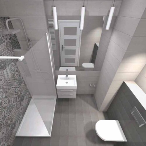 PŁYTKI SALONI JOB TEAM GRIS 19X57 ZL6-710