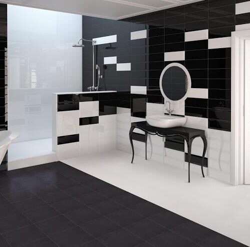 PŁYTKI PERONDA AMOUR-N 15x45 CZARNA