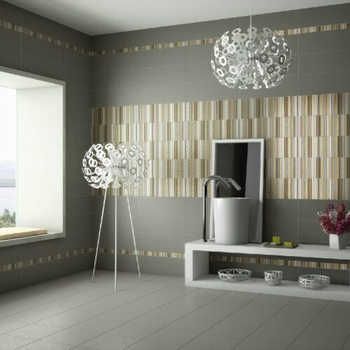 PŁYTKI SALONI PROSPECT EPOQUE BLANCO DEKOR 20X60 ZJ9500