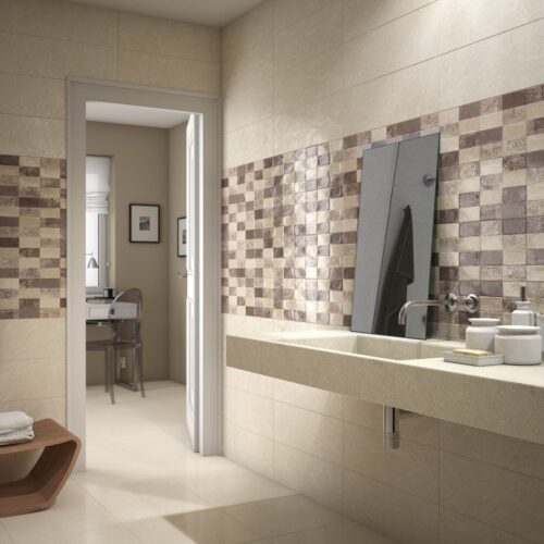 PŁYTKI SALONI PORTLAND MOSAICO OTUS CREMA 20x60 ZE5620