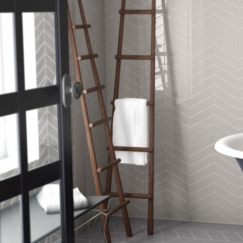 Equipe Chevron Wall White Right 18,6x5,2