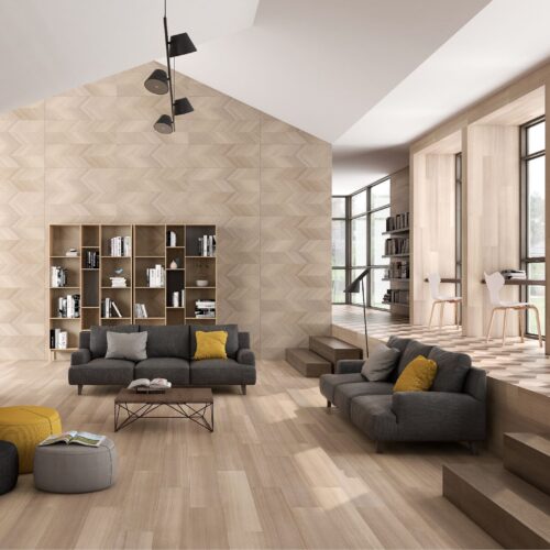 SALONI EUKALYPT VECTOR CREMA MIEL 40X120