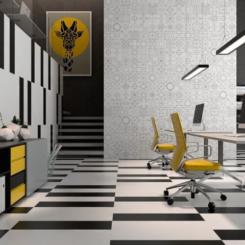 GEOTILES CHESS BLANCO 22X85 - biała płytka