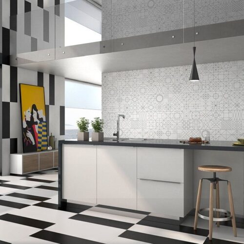 GEOTILES CHESS BLANCO 22X85 - biała płytka