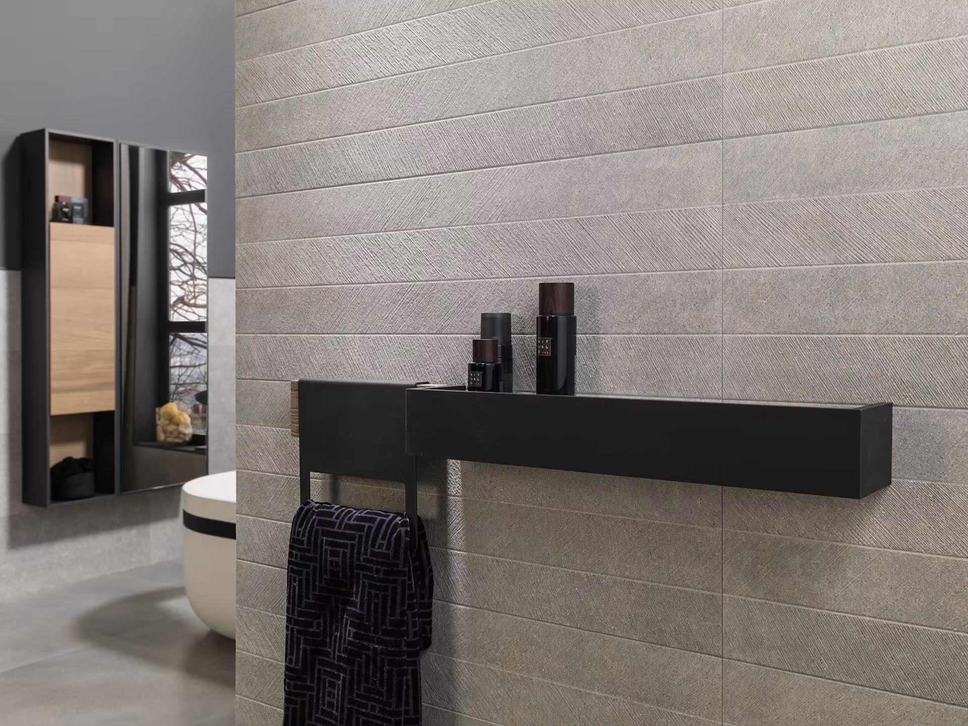 PORCELANOSA SPIGA BOTTEGA ACERO 45X120 02