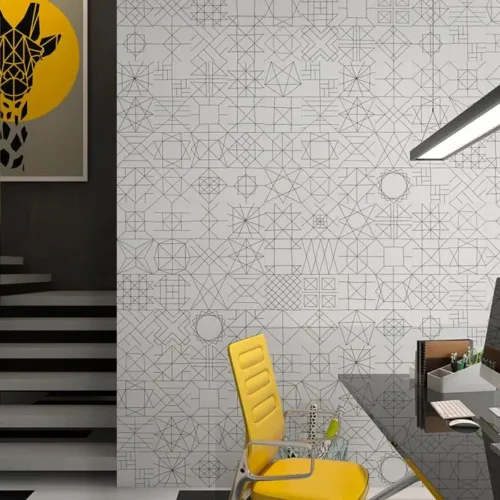 GEOTILES PAWN BLANCO NATURAL 22X85 R.51 - biała płytka