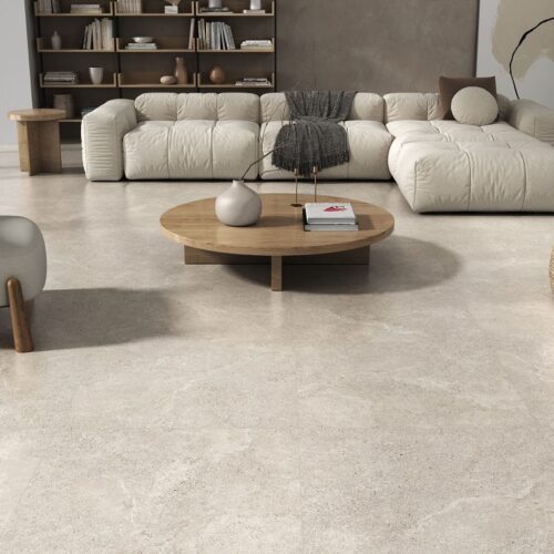 EMIGRES ALCALA BEIGE 80X80 RL - beżowa płytka gresowa