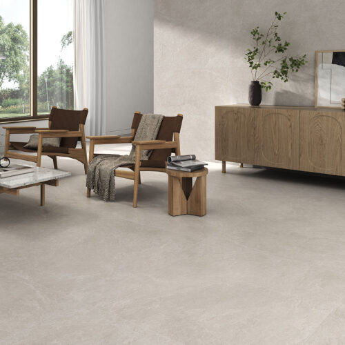 EMIGRES CALDEA BEIGE 120X120 RL - beżowa płytka gresowa