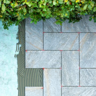 Płytki imitujące kamień